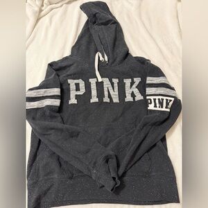 Victoria's Secret PINK Charcoal Hoodie Sweater